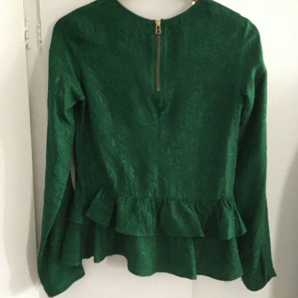 Silk peplum blouse - Picture 3 of 5